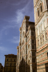 Fototapeta na wymiar Florenz Dom Italien, Toskana, Toscana, Sommer, Urlaub, Architektur, Landschaft, Kirche