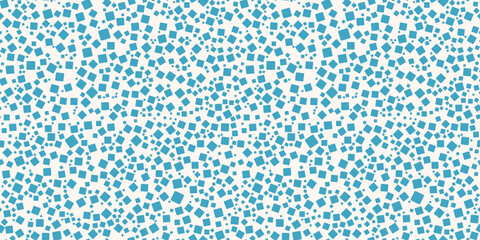 A background of small blue cubes randomly scattered across the canvas in a pattern.