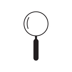 Search icon . Search line icon vector. Discovery, research, search icon. Magnifying glass. Search icon vector design for web and mobile app. Vector illustration.