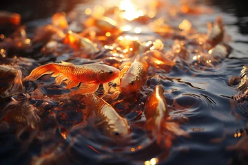 Fotobehang fish in the water © lichaoshu