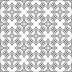 Abstract shapes from lines. Vector graphics for design. Black and white color. Simple pattern.