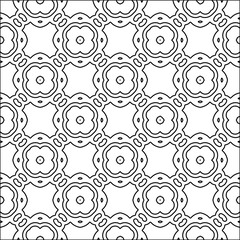Abstract shapes from lines. Vector graphics for design. Black and white color. Simple pattern.