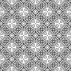 Abstract shapes from lines. Vector graphics for design. Black and white color. Simple pattern.
