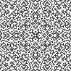 Abstract shapes from lines. Vector graphics for design. Black and white color. Simple pattern.