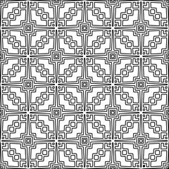 Abstract shapes from lines. Vector graphics for design. Black and white color. Simple pattern.