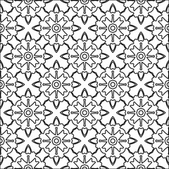 Abstract shapes from lines. Vector graphics for design. Black and white color. Simple pattern.
