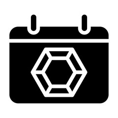 luxury glyph icon