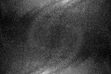 white black glitter texture abstract banner background with space. Twinkling glow stars effect....
