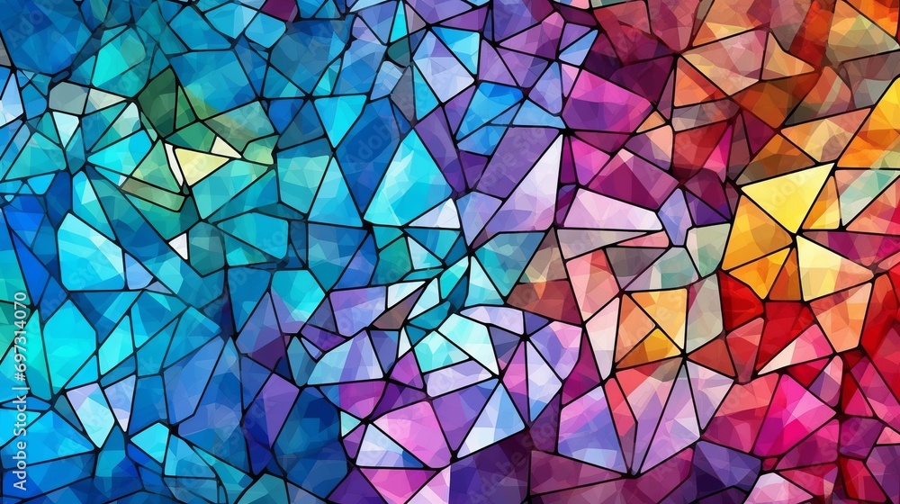 Poster a grunge multicolored abstract mosaic frame is available as a vector background for design