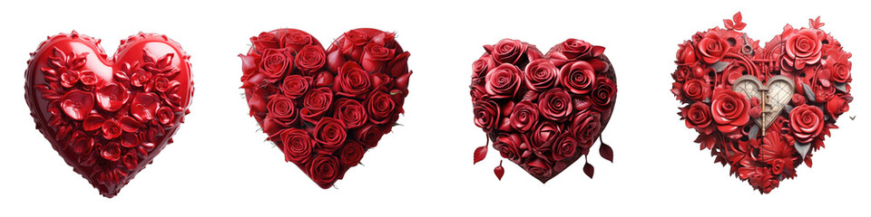 Valentines Day Puzzle Hyperrealistic Highly Detailed Isolated On Transparent Background Png File