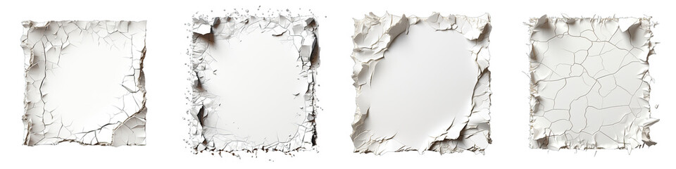 White Cardboard Paper Hyperrealistic Highly Detailed Isolated On Transparent Background Png File
