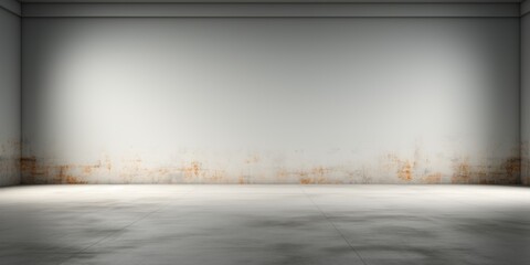 Minimalist Zen: White and Grey Clean Empty Space