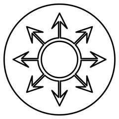 arrow line icon 2