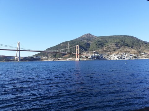 Suspension Bridge Connecting Islands