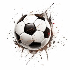 Football Soccer ball ai generated