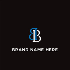 BB logo. B B design. White BB letter. BB B B letter logo design. Initial letter BB linked circle uppercase monogram logo.