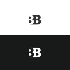 B letter logo, Letter, B logo, B letter icon Design with black background. Luxury B letter