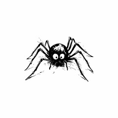 halloween concept SPIDER VECTOR ai generated