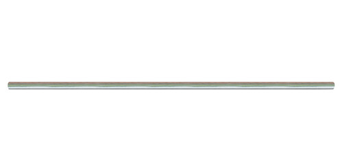 Horizontal metal chrome pipe on isolated transparent background