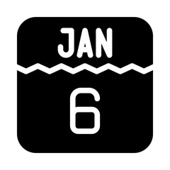 calendar days glyph icon