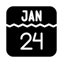 calendar days glyph icon