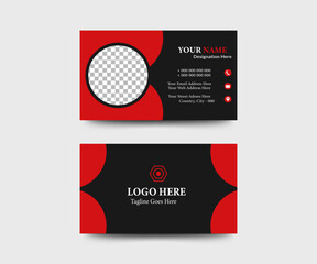 Vector business card and brand identity card design 