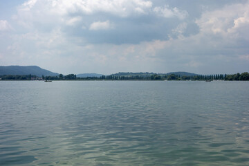 Idyllische Bodensee Landschaft am Ufer