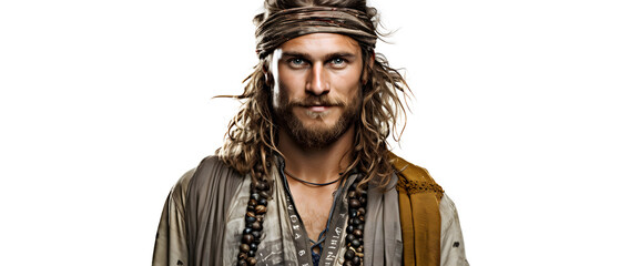 Fototapeta premium Bearded Viking Man