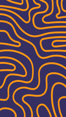 orange line abstract background for phone wallpaper and social media story