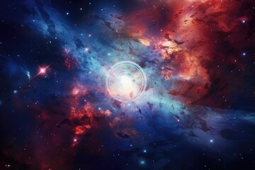 Galaxy and nebula in deep space. Abstract space background, Colorful abstract background wallpaper...