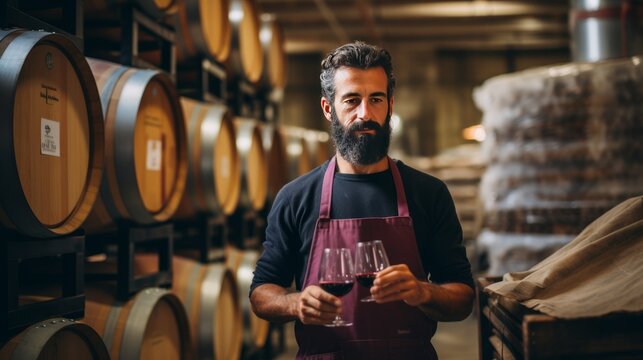 Exploring Alba's Pristine Wine Paradises: Captivating Wine Barrels in Piedmont's Langhe Winery Regio