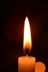 Candle Flame ignition smoke fire wax stick decoration light