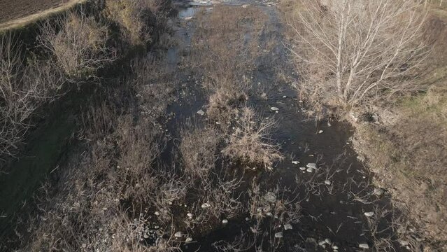 River and waterfalls 