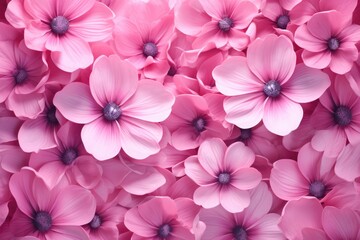 Pink flowers background. Top view of pink flowers background. Pink flowers background, Create a beautiful pink flowers background, AI Generated