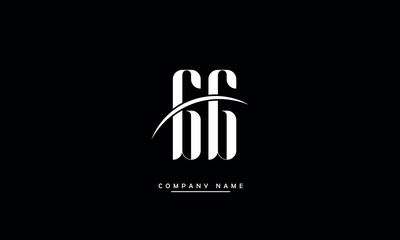 GG Abstract Letters Logo Monogram