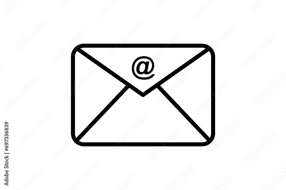 Poster envelope icon. icon related to basic web and ui. suitable for web site, app, user interfaces, printa