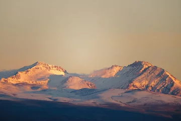 Rolgordijnen sunrise in the mountains © GOR