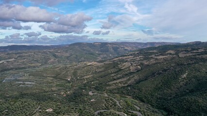survol du centre de la Sardaigne	