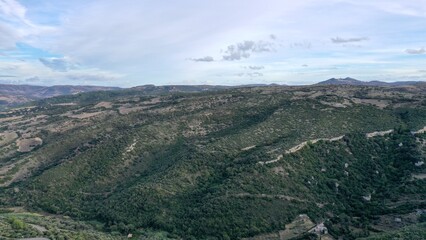 survol du centre de la Sardaigne	