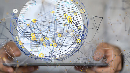 the Global Network Of People global - neural network exposure digital