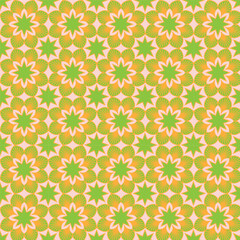 Clean minimal geometric pattern floral texture background design