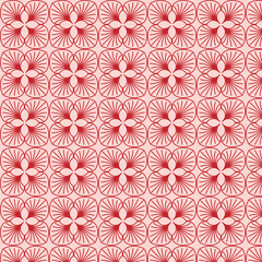 Clean minimal geometric pattern floral texture background design