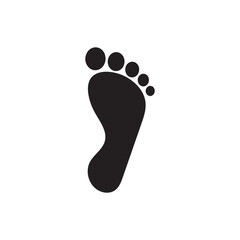 Foot line icon. Human Footprint step Icon. Element of treatment icon for mobile concept and web apps. Thin line foot line icon can be used for web and mobile.
