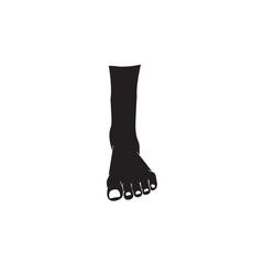 Foot line icon. Human Footprint step Icon. Element of treatment icon for mobile concept and web apps. Thin line foot line icon can be used for web and mobile.