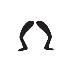 Foot line icon. Human Footprint step Icon. Element of treatment icon for mobile concept and web apps. Thin line foot line icon can be used for web and mobile.