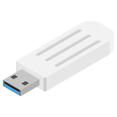 Isometric USB flash drive