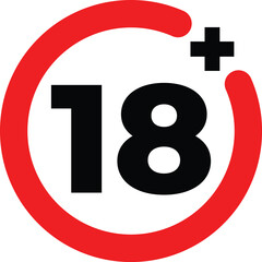 18 Plus Age Restriction Icon