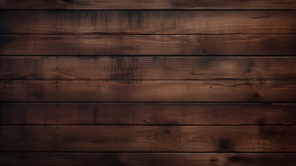 Naklejka premium Natural brown wooden background, Wood texture surface with old natural pattern, generative ai
