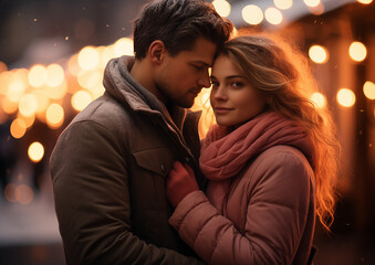 Miłość w Przytuleniu. Wspólny moment czułości, gdzie miłość wypełnia każdą przestrzeń. To zdjęcie jest kwintesencją walentynkowej magii w przytuleniu.