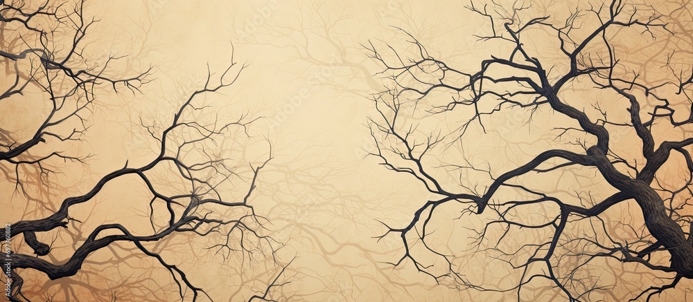 Poster background of a tree's branch.